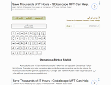 Tablet Screenshot of kamusiturki.com